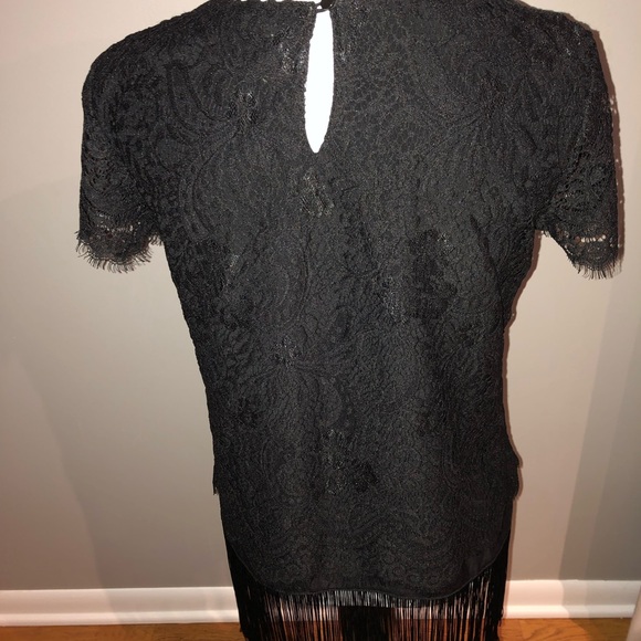 Worn once Nicole Miller artelier lace shirt - Picture 4 of 8